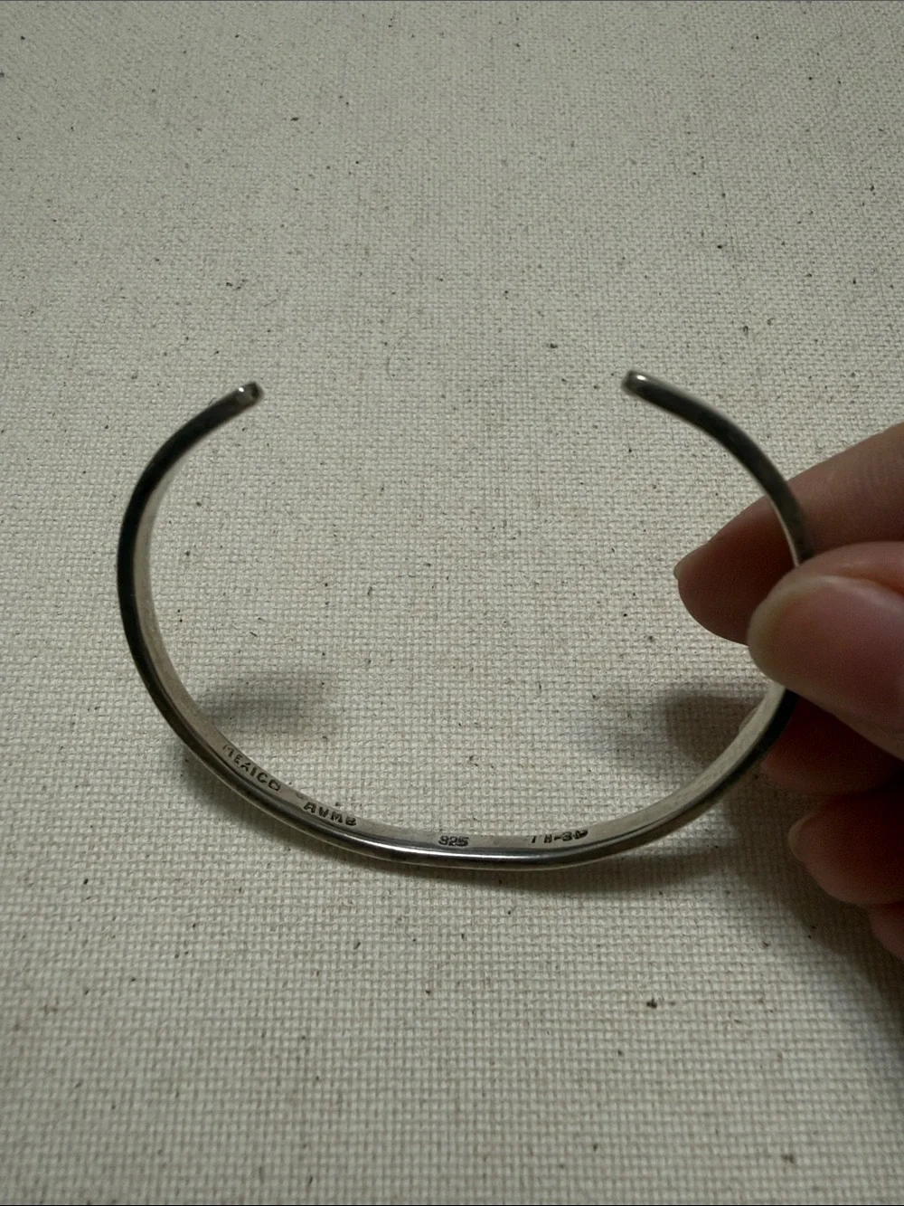 Sterling Silver 925 Mexico Cuff Bracelet